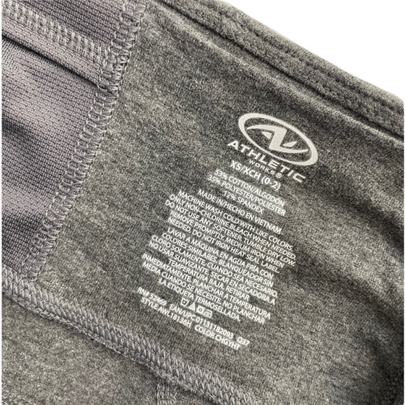 Cropped Athletic Pants Leggings Heather ‘Smokin Gray Size XS - Picture 13 of 15